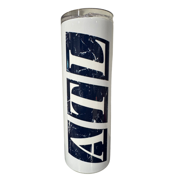 ATL Retro Distressed 20oz. Tumbler - White