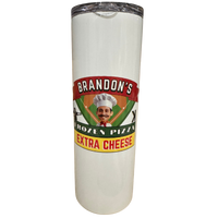 Frozen Pizza 20oz. Tumbler - White