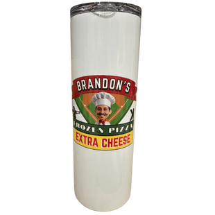 Frozen Pizza 20oz. Tumbler - White