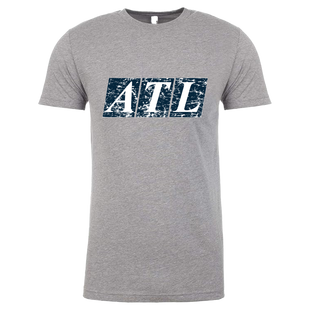 Gray Distressed ATL Tee