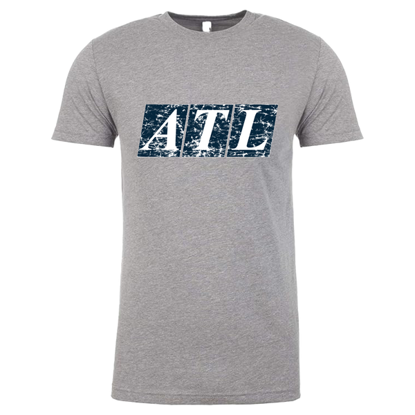 Gray Distressed ATL Tee