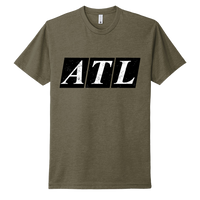 Military Green Splattered ATL Tee