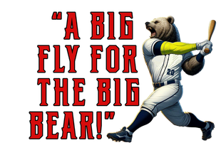 Big Fly For The Big Bear 20oz. Tumbler - White