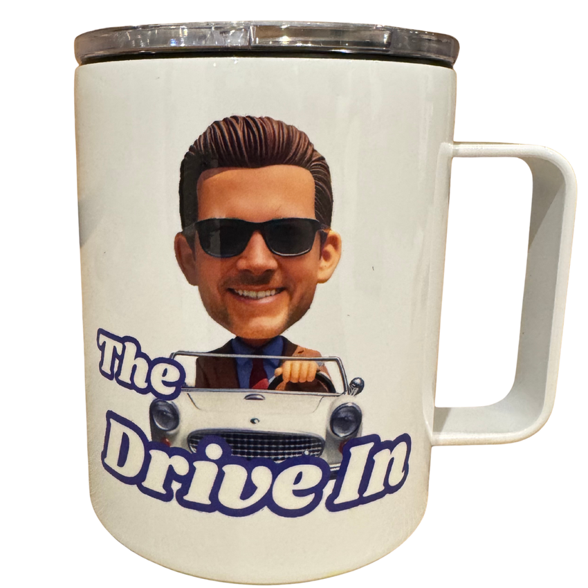 The Drive In Camper Mug - White