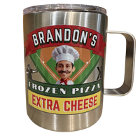 Frozen Pizza Camper Mug - Stainless Steel