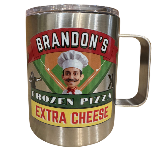 Frozen Pizza Camper Mug - Stainless Steel