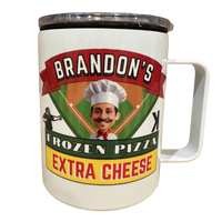 Frozen Pizza Camper Mug - White