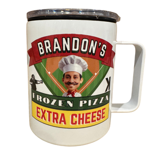 Frozen Pizza Camper Mug - White